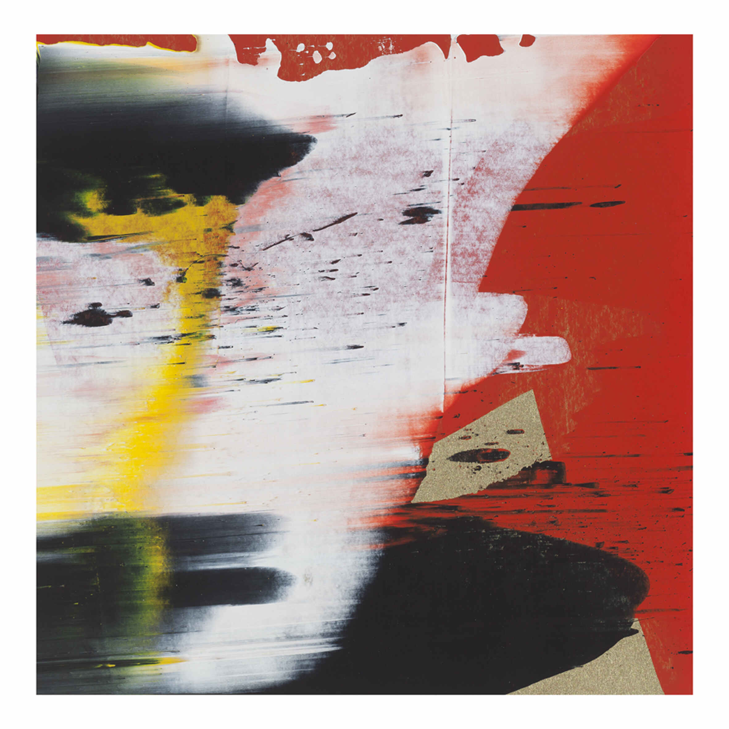 Osgoi, 2014 (Acrylic on Paper, 9.5 x 9.5 inches)