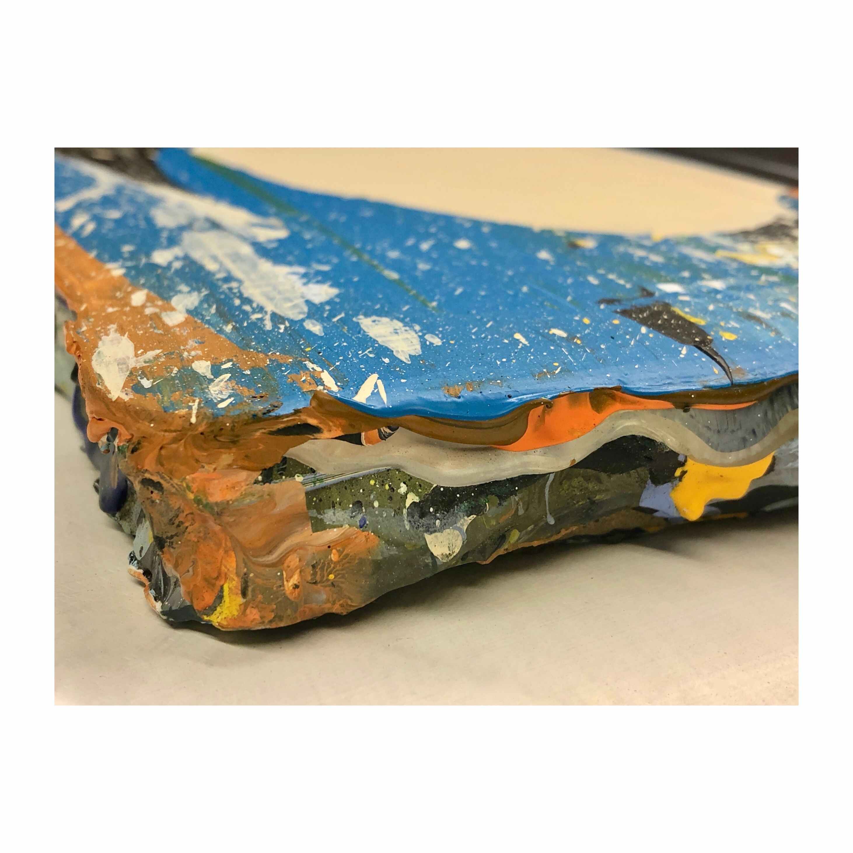 Cyfnod Braf  (8.5 x 8.5 inches acrylic on mdf 2019)