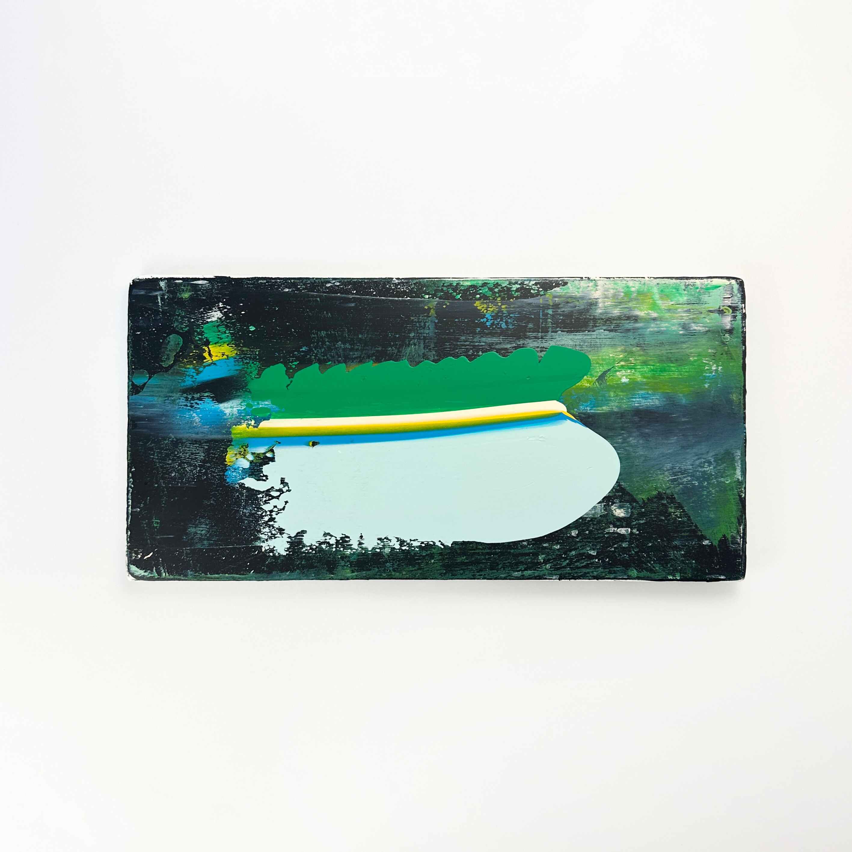 Cam o'r Tywyllwch (20 x 10 inches acrylic on mdf 2022)
